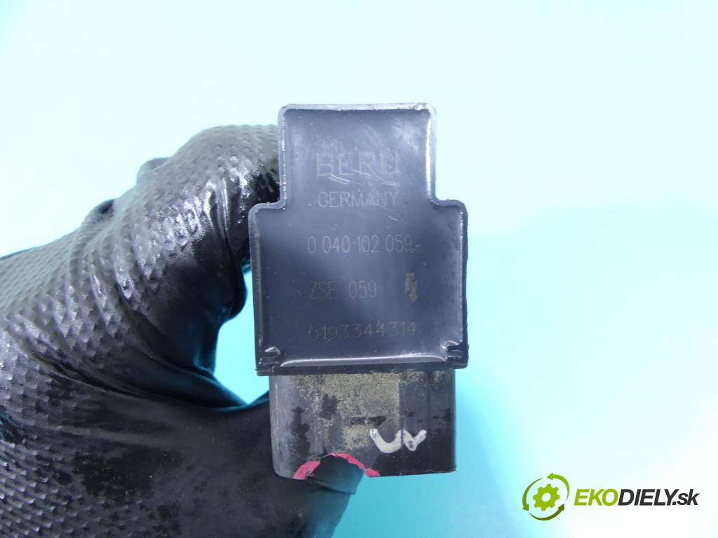 Vw Fox 1.2 6V 54 HP manual 40 kW 1198 cm3 3- cievka zapaľovacia 0040102059 (Zapaľovacie cievky, moduly)