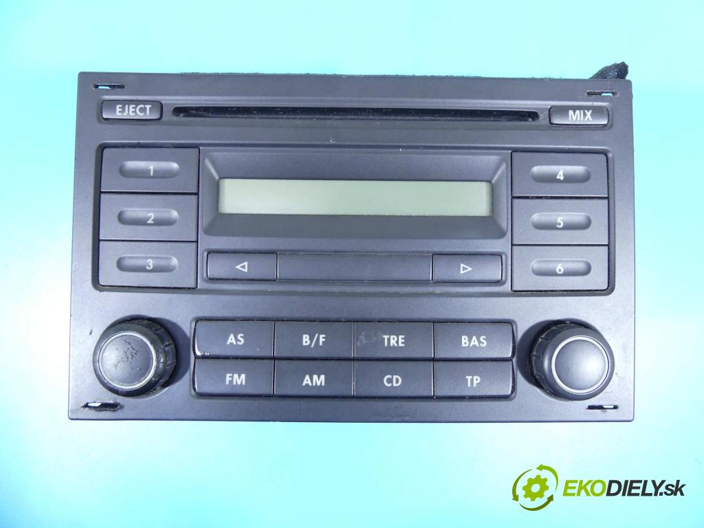 Vw Fox 1.2 6V 54 HP manual 40 kW 1198 cm3 3- Radio originál