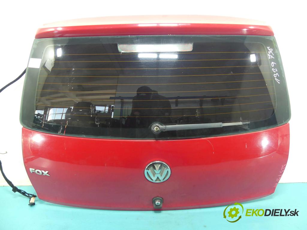Vw Fox 1.2 6V 54 hp manual 40 kW 1198 cm3 3- zadní kufrové dveře  (Zadní kapoty)