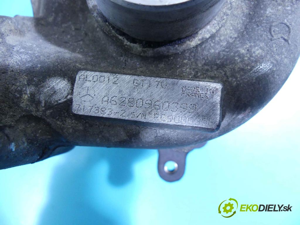 Mercedes E W211 2002-2009 4.0 cdi 260 HP automatic 191 kW 3996 cm3 4- turbodúchadlo, turbo 717383-2 (Turbodúchadlá (kompletné))