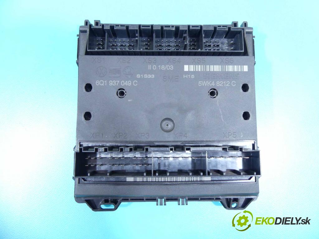 Seat Ibiza III 6L 2002-2008 1.9 sdi 64 HP manual 47 kW 1896 cm3 3- modul riadiaca jednotka 6Q1937049C (Ostatné)