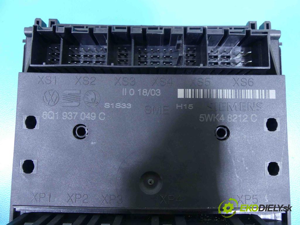 Seat Ibiza III 6L 2002-2008 1.9 sdi 64 HP manual 47 kW 1896 cm3 3- modul riadiaca jednotka 6Q1937049C (Ostatné)