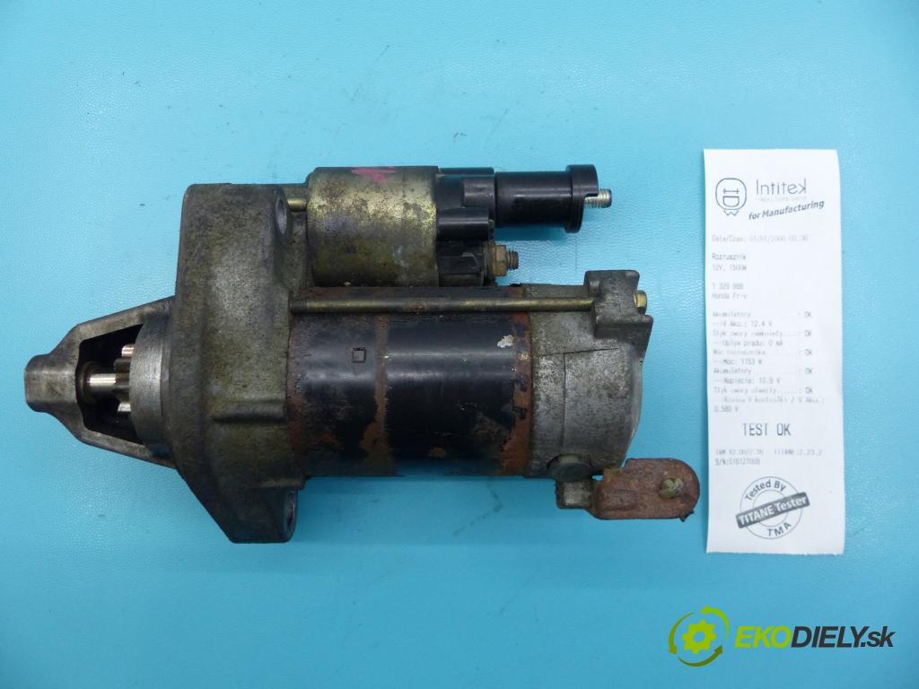 Honda Fr-v 2.0 16V 150 HP manual 110 kW 1998 cm3 5- štartér  (Štartéry)