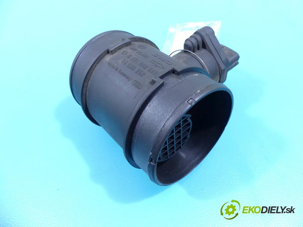 Opel Astra II 1998-2009 1.7 cdti 80 HP manual 59 kW 1686 cm3 5- průtokoměr: 0281002549 (Váhy vzduchu)