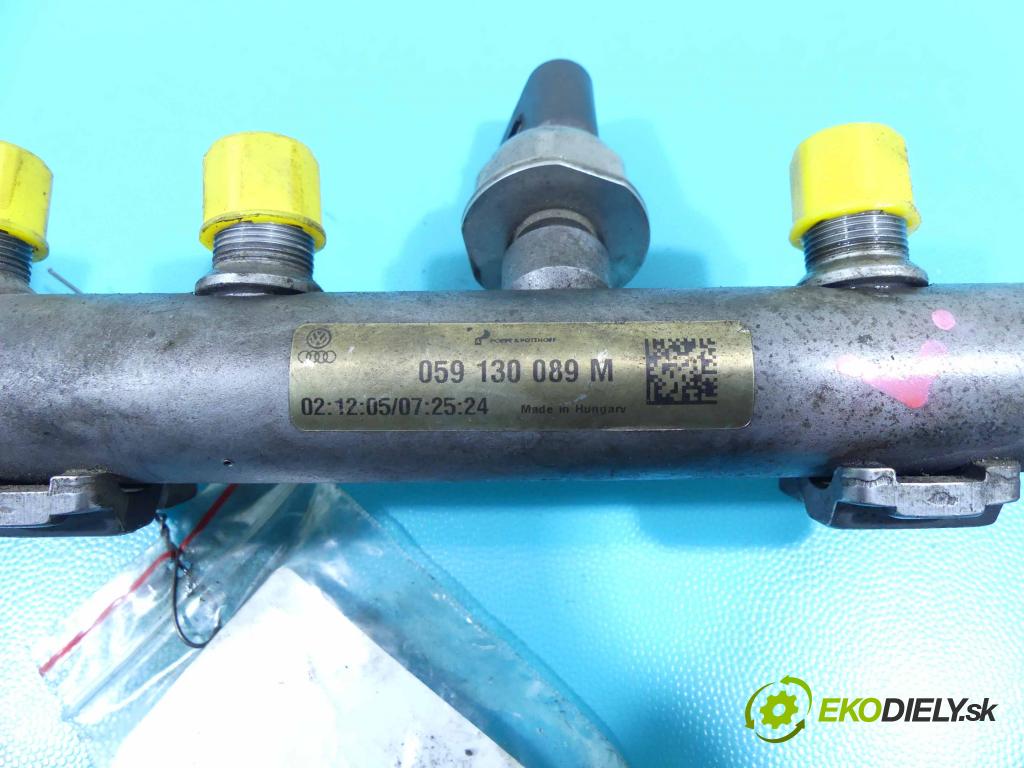 Audi A4 B7 2004-2008 3.0 tdi 232KM automatic 171 kW 2967 cm3 5- lišta vstrekovacia 059130089M (Vstrekovacie lišty)