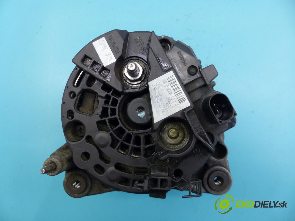 Audi A4 B6 2000-2004 1.9 tdi 131 hp automatic 96 kW 1896 cm3 5- Alternator 06F903023J (Alternátory)