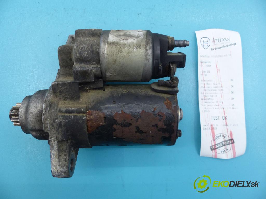 Vw Fox 1.2 6V 54 HP manual 40 kW 1198 cm3 3- štartér  (Štartéry)