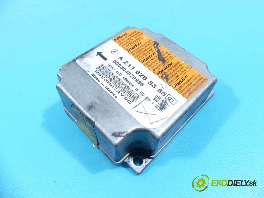 Mercedes E W211 2002-2009 4.0 cdi 260 HP automatic 191 kW 3996 cm3 4- modul riadiaca jednotka A2118203385 (Ostatné)