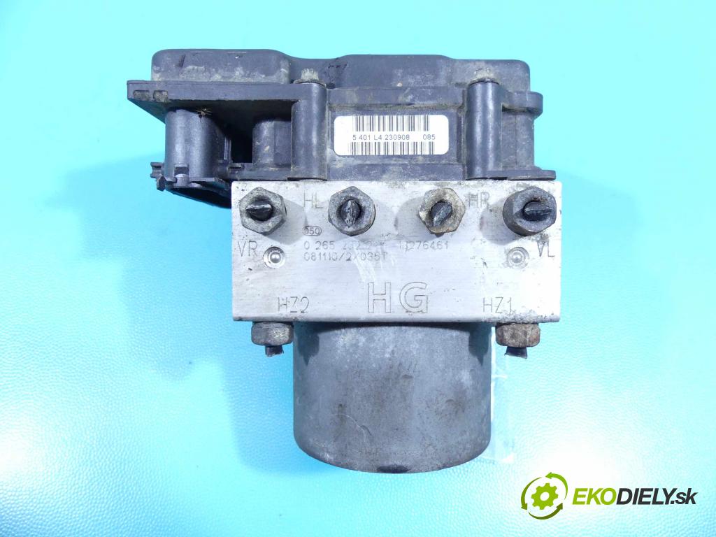 Opel Meriva A 2002-2010 1,3.0 cdti 75 HP manual 55 kW 1248 cm3 5- čerpadlo abs 0265232212 (Pumpy ABS)