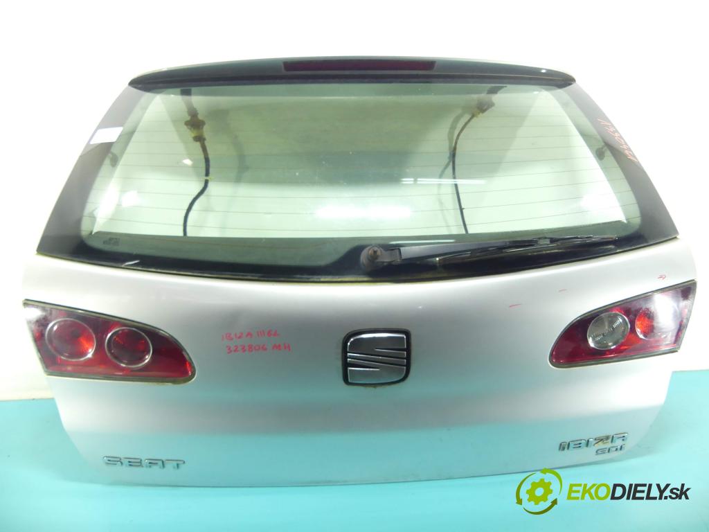 Seat Ibiza III 6L 2002-2008 1.9 sdi 64 hp manual 47 kW 1896 cm3 3- zadní kufrové dveře  (Zadní kapoty)