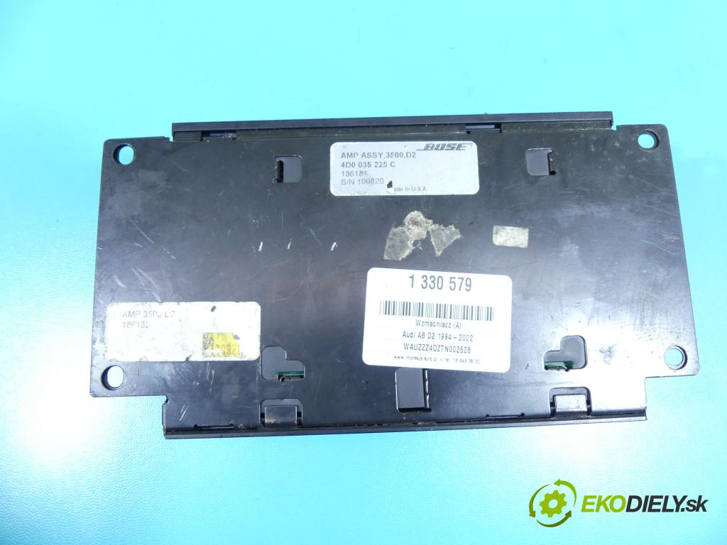 Audi A8 D2 1994-2002 4.2 V8 299KM automatic 220 kW 4172 cm3 4- Zesilovač: 4D0035225C (Zosilňovače)