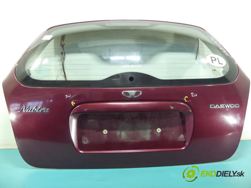 Daewoo Nubira I 1997-1999 1.6 16v 106 hp manual 77,8 kW 1598 cm3 5- zadní kufrové dveře  (Zadní kapoty)