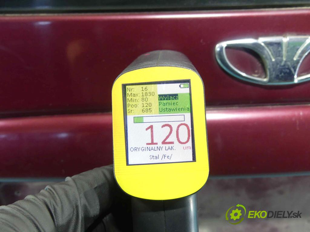 Daewoo Nubira I 1997-1999 1.6 16v 106 hp manual 77,8 kW 1598 cm3 5- zadní kufrové dveře  (Zadní kapoty)