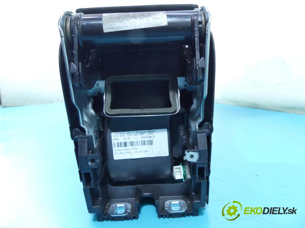 Vw Passat B7 2010-2014 2.0 tdi 140 HP manual 103 kW 1968 cm3 5- operadlo 3C0863319AQ (Lakťové opierky)