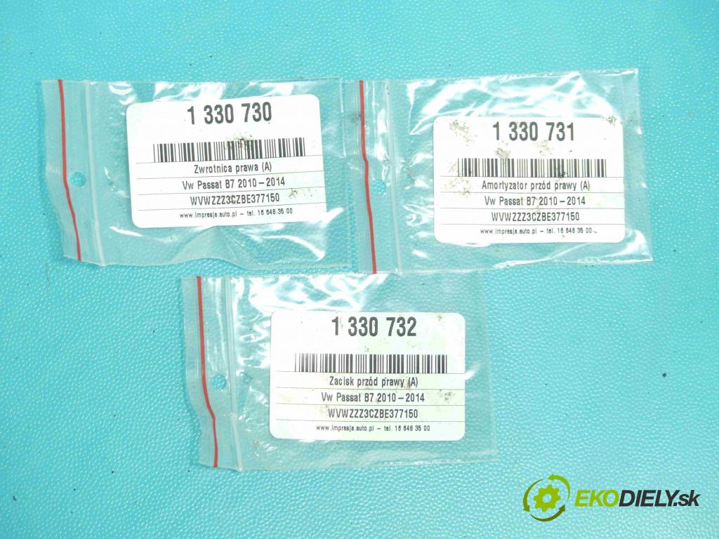 Vw Passat B7 2010-2014 2.0 tdi 140 HP manual 103 kW 1968 cm3 5- náboj pravé  (Náboje)