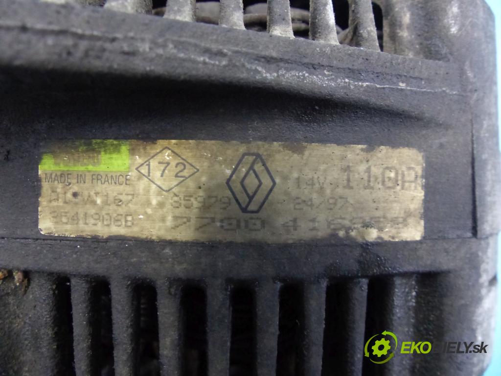 Renault Espace III 1997-2003 2.2 TD 116 hp manual 85 kW 2188 cm3 5- Alternator 25419068 (Alternátory)