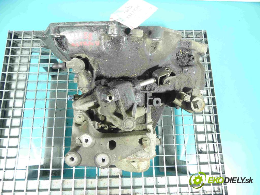 Opel Astra II 1998-2009 1.4 16v 90 HP manual 66 kW 1389 cm3 5- prevodovka stupeň,rýchlosť manual F13C394