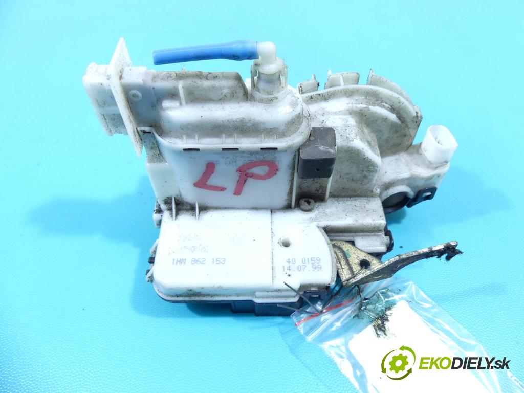 Vw Polo III 6N 1994-2001 1.4 mpi 60 hp manual 44 kW 1390 cm3 5- zámek přední levý 1HM862153