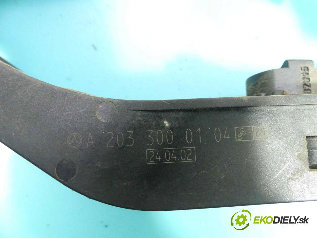 Mercedes C W203 2000-2007 2.0 kompressor 163 HP manual 120 kW 1998 cm3 5- pedále A2033000104 (Pedále)