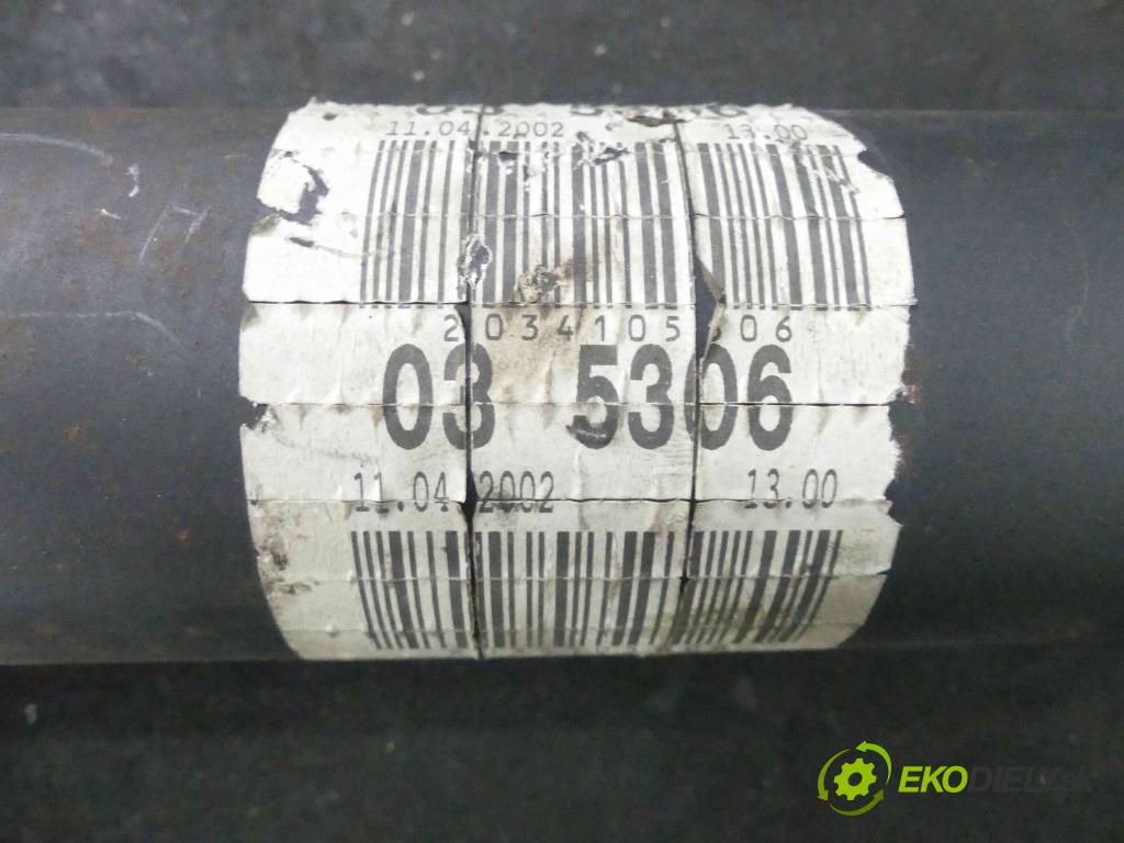 Mercedes C W203 2000-2007 2.0 kompressor 163 HP manual 120 kW 1998 cm3 5- Hřídel: 2034105306 (Kardaňové hriadele)
