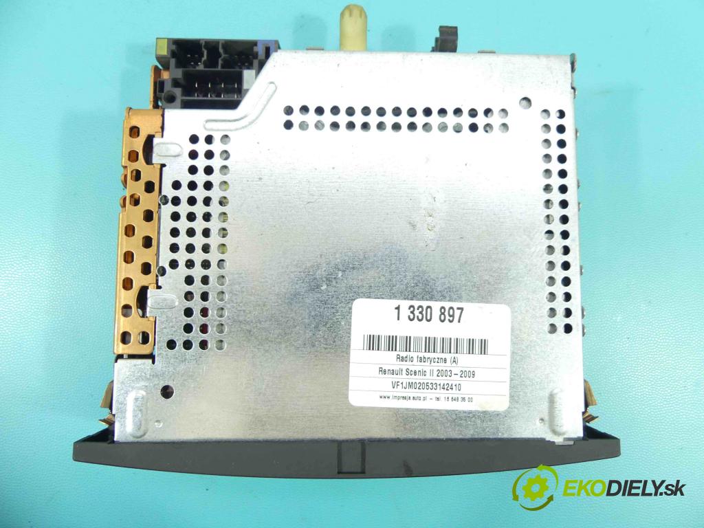 Renault Scenic II 2003-2009 1.5 dci 101 HP manual 74 kW 1461 cm3 5- Radio originál 8200300858