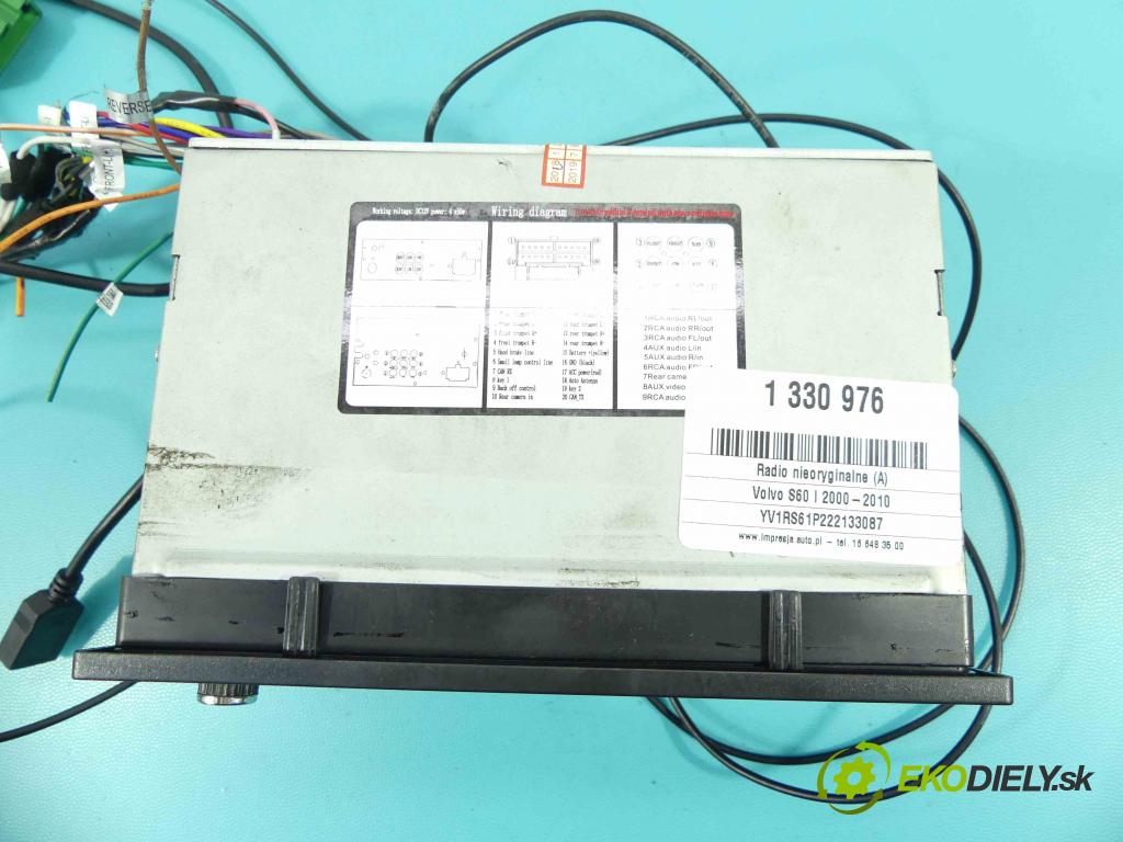 Volvo S60 I 2000-2010 2.4 20V 170 HP manual 125 kW 2435 cm3 4- Radio