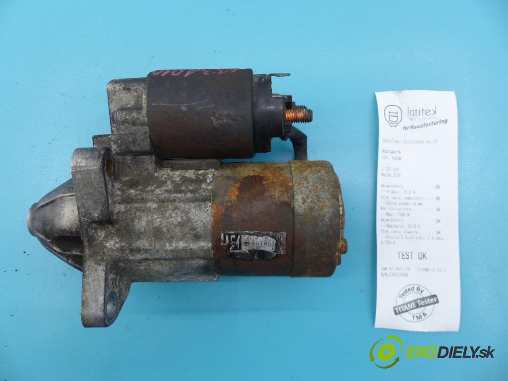 Mazda 323f 2.0 16v 131 HP manual 96 kW 1999 cm3 5- štartér M000T80381 (Štartéry)
