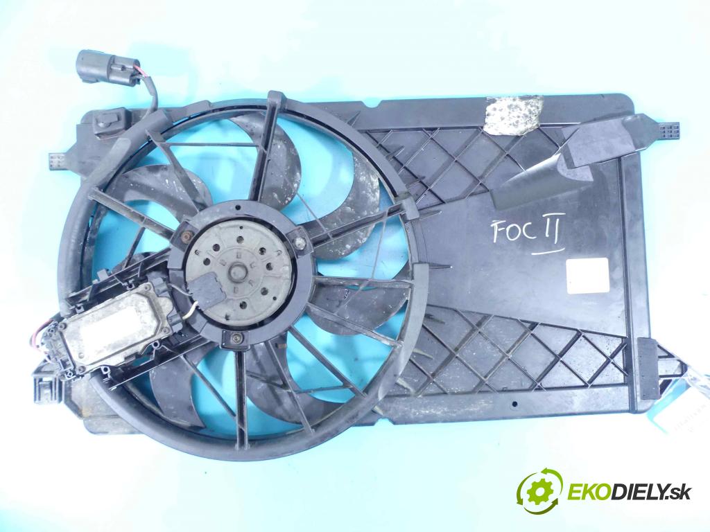 Ford C-Max I 2003-2010 2.0 tdci 136 HP manual 100 kW 1997 cm3 5- Ventilátor chladiča 137328558
