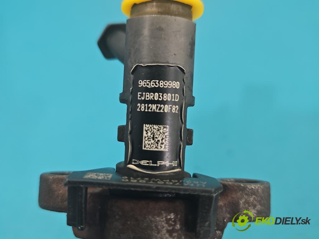 Peugeot 407 2.0 hdi 136hp manual 100 kW 1997 cm3 4- vstřikovač EJBR03801D (Vstřikovač paliva)
