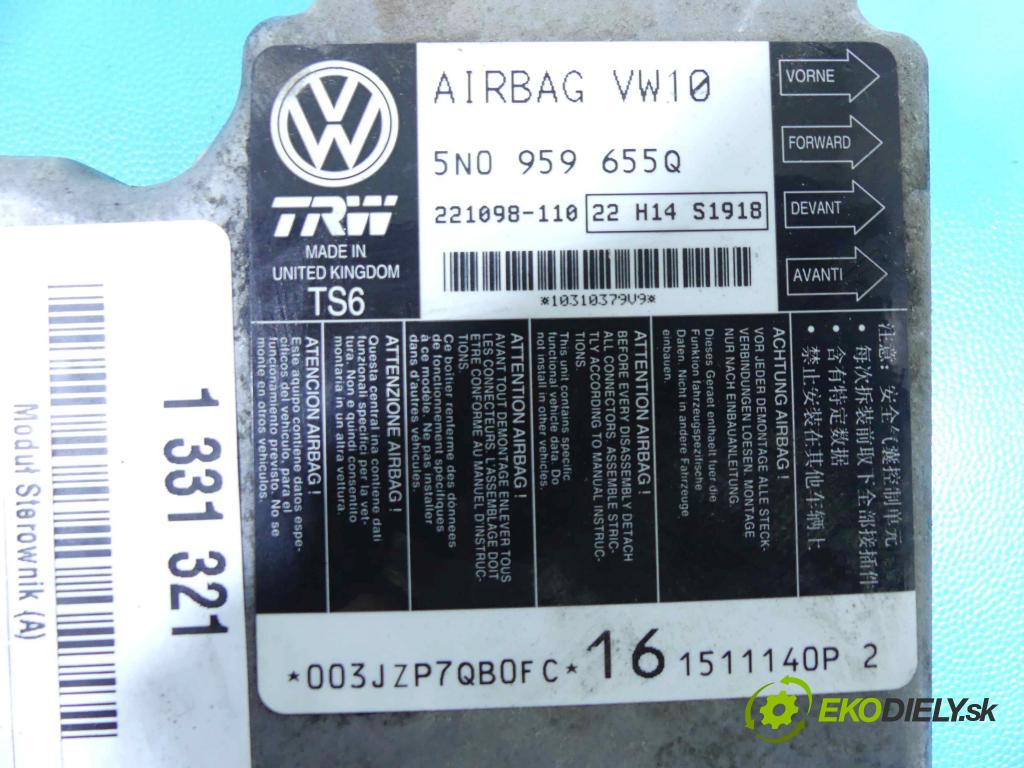 Vw Passat B7 2010-2014 2.0 tdi 140 HP manual 103 kW 1968 cm3 5- modul riadiaca jednotka 5N0959655Q (Ostatné)