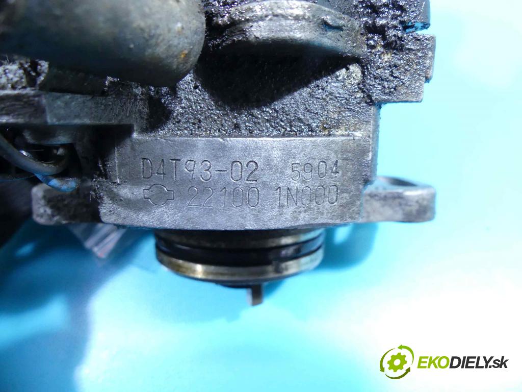 Nissan Almera N15 1995-2000 1.4 16v 75 HP manual 55 kW 1392 cm3 4- rozdeľovač D4T93-02 (Rozdeľovače)