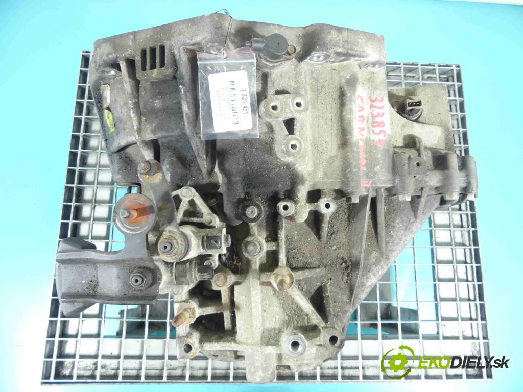 Kia Carnival II 2005-2014 2.9 crdi 185 HP manual 136 kW 2902 cm3 5- prevodovka stupeň,rýchlosť manual Y070510149