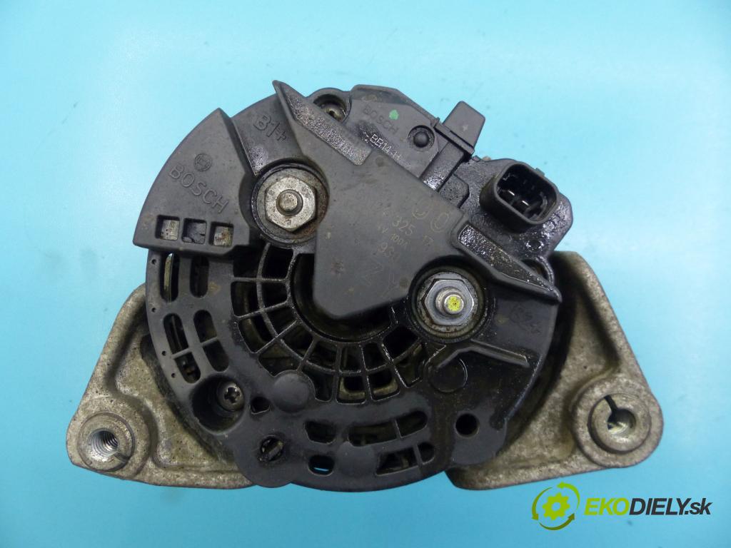 Opel Meriva A 2002-2010 1.4 16V 90 hp manual 66 kW 1364 cm3 5- Alternator 13222930 (Alternátory)