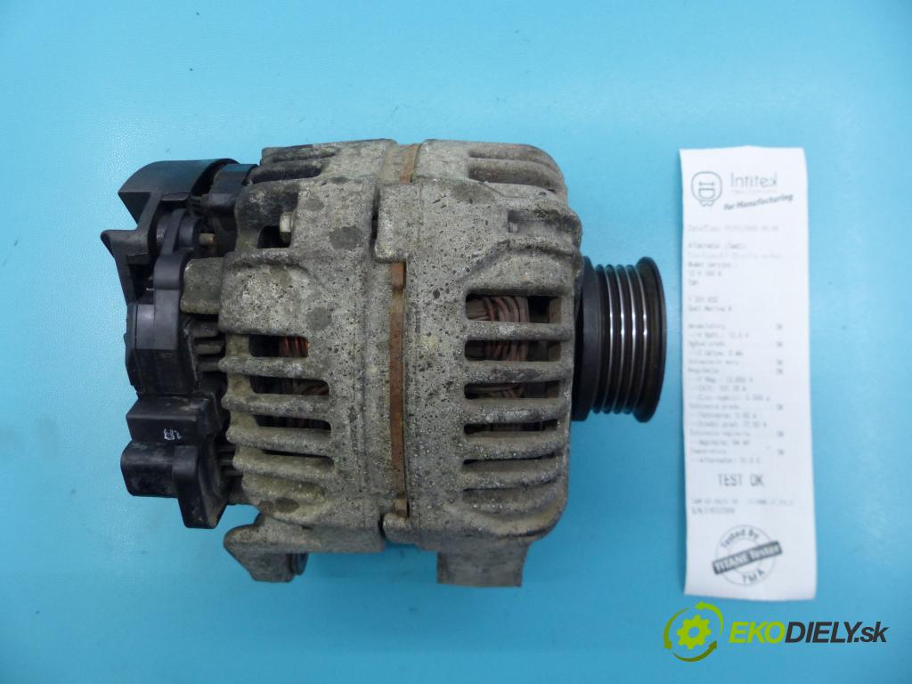 Opel Meriva A 2002-2010 1.4 16V 90 hp manual 66 kW 1364 cm3 5- Alternator 13222930 (Alternátory)
