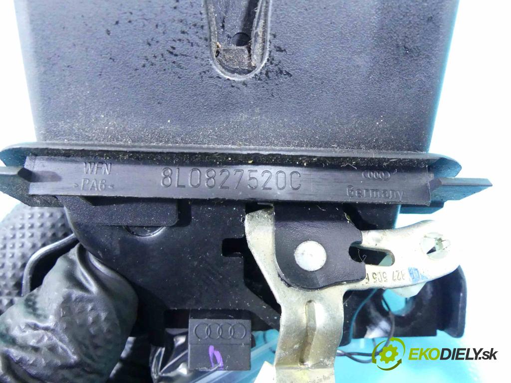 Audi A3 8L 1996-2003 1.6 SR 102 hp manual 75 kW 1595 cm3 5- zámek kufrových dveří zadní 8L0827520C