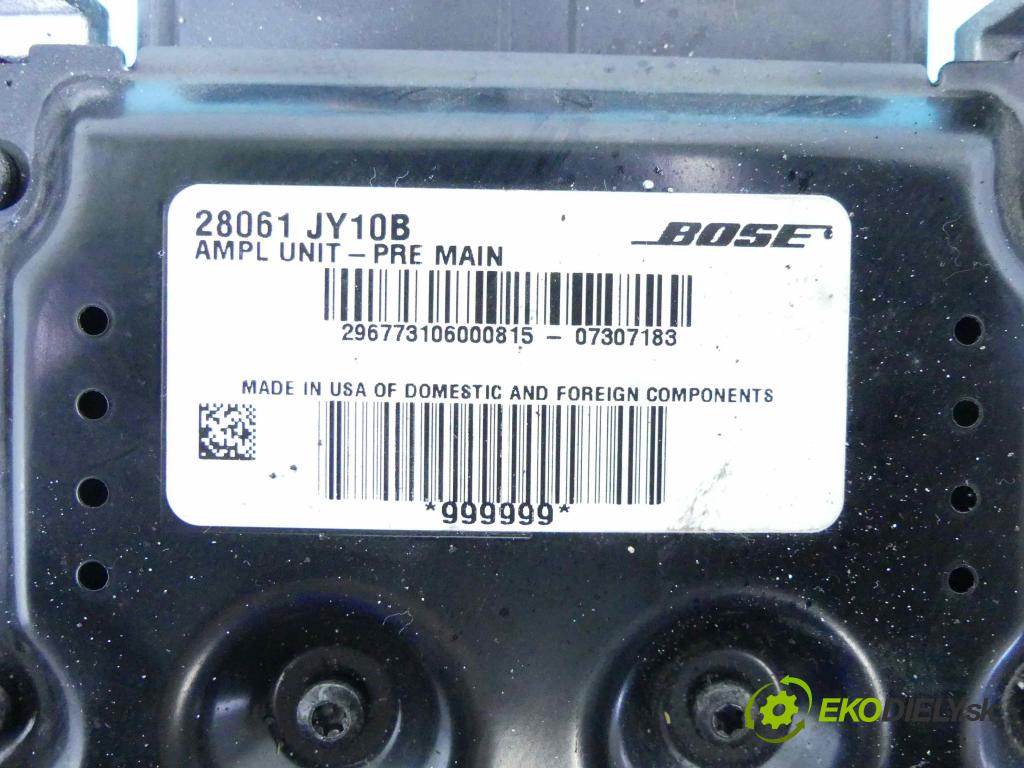 Renault Koleos I 2008-2016 2.0 DCI 173KM manual 127 kW 1995 cm3 5- Zesilovač: 28061-JY10B (Zosilňovače)