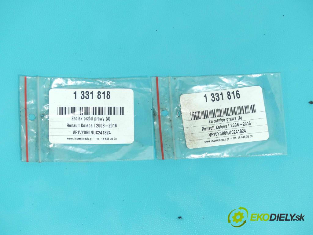 Renault Koleos I 2008-2016 2.0 DCI 173KM manual 127 kW 1995 cm3 5- náboj pravé (Náboje)