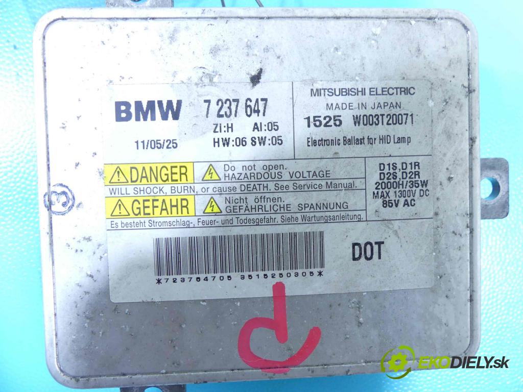 Bmw 5 F10 2010-2017 2.0 184hp automatic 135 kW 1995 cm3 4- střídač: xenon 7237647 (Riadiace jednotky xenónu)