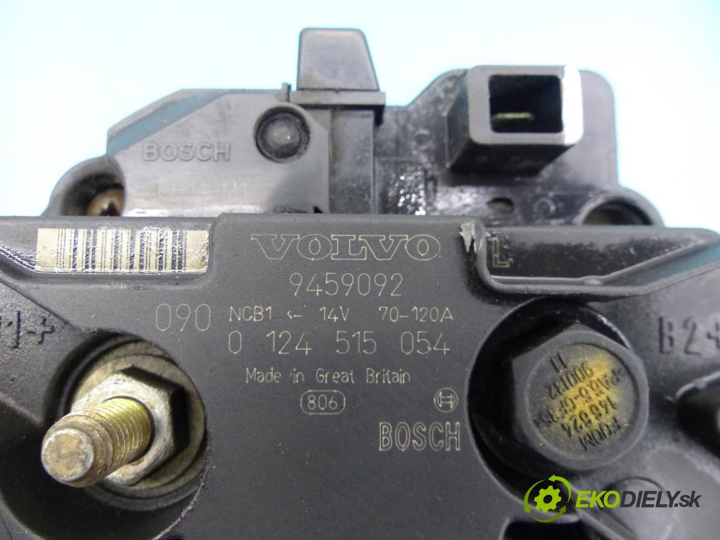 Volvo S60 I 2000-2010 2.4 20V 170 hp manual 125 kW 2435 cm3 4- Alternator 0124515054 (Alternátory)