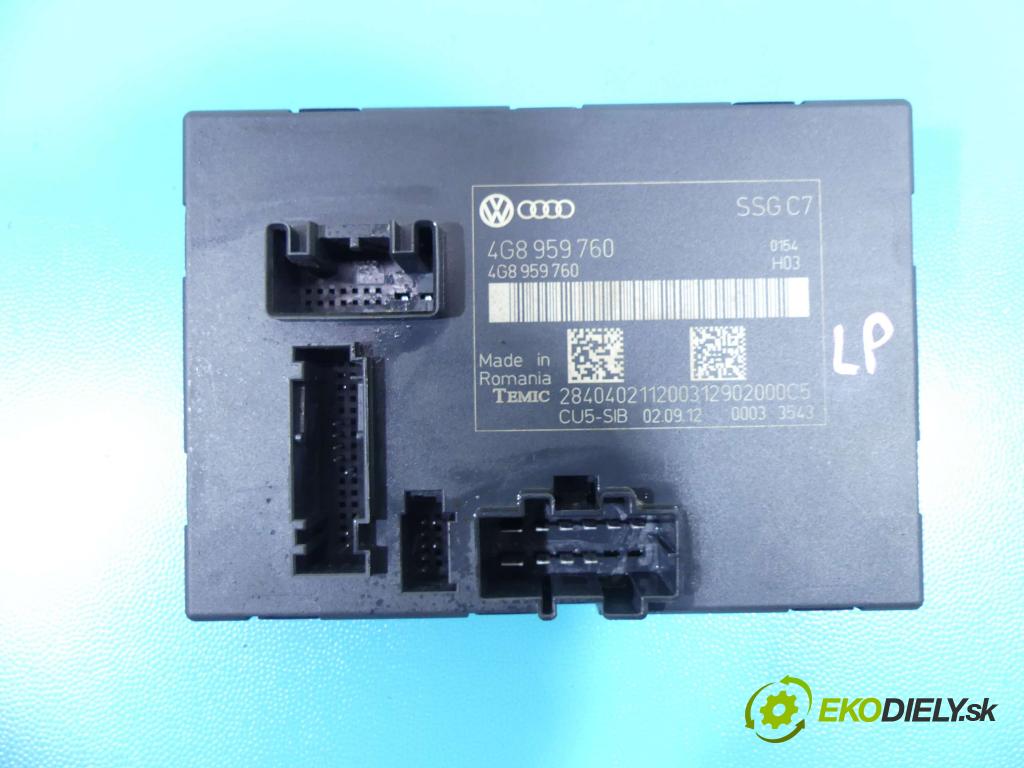 Audi A6 C7 2011-2018 2.0 TFSI 211KM automatic 155 kW 1984 cm3 4- modul riadiaca jednotka 4G8959760 (Ostatné)