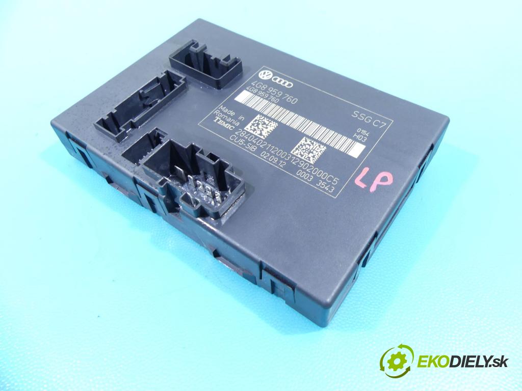 Audi A6 C7 2011-2018 2.0 TFSI 211KM automatic 155 kW 1984 cm3 4- modul riadiaca jednotka 4G8959760 (Ostatné)