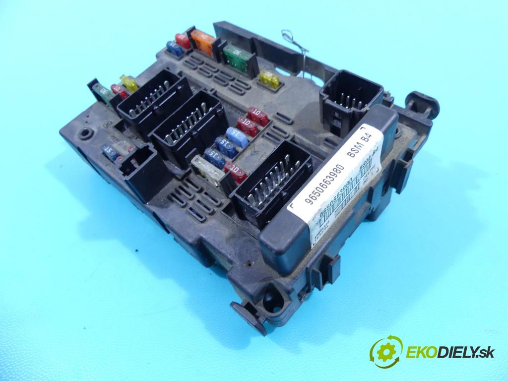 Peugeot 206 1.4 hdi 68 HP manual 50 kW 1398 cm3 5- modul riadiaca jednotka 9650663980 (Ostatné)