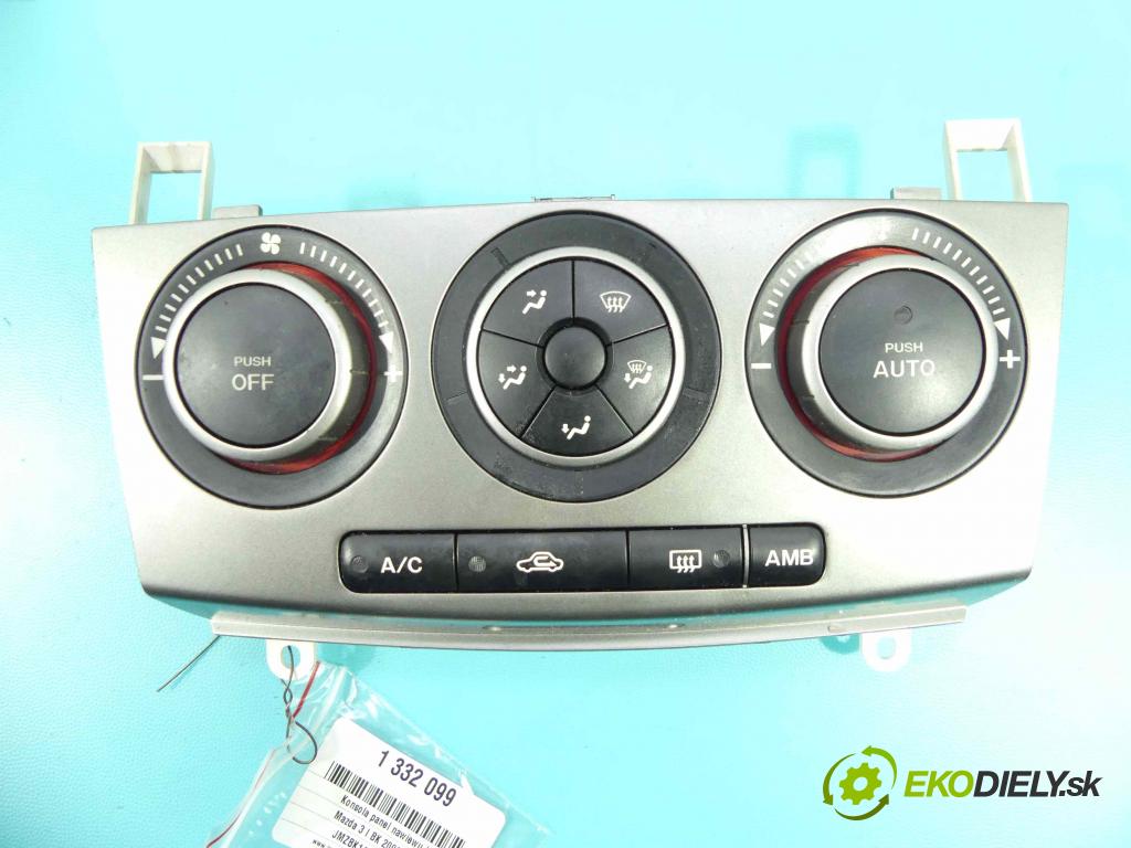 Mazda 3 I BK 2003-2009 1.6 citd 90 HP manual 66 kW 1560 cm3 5- panel kúrenia K1900BS3L