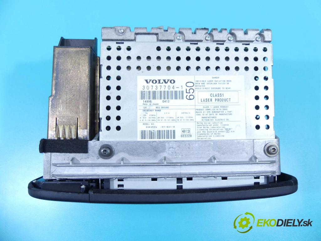Volvo S80 I 1998-2006 2.4 D5 163 HP automatic 120 kW 2401 cm3 4- Radio originál 30737704