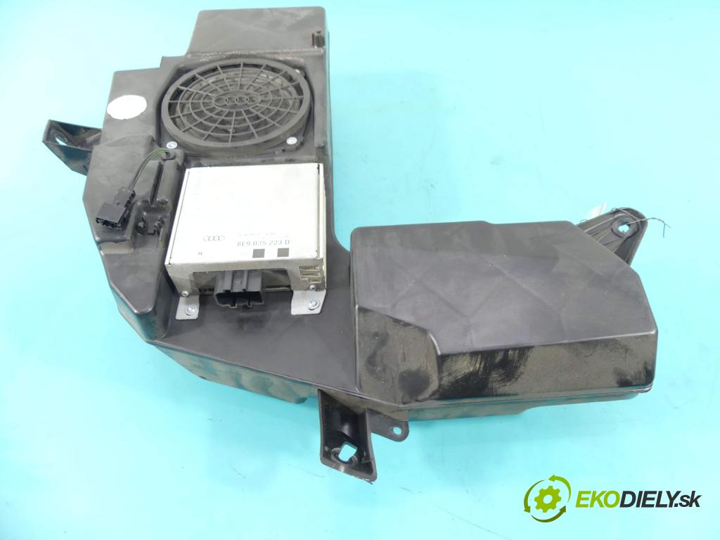 Audi A4 B7 2004-2008 1.8 T (ADR) 163 HP manual 120 kW 1781 cm3 5- Subwoofer: 8E9035223D (Audio zariadenia)