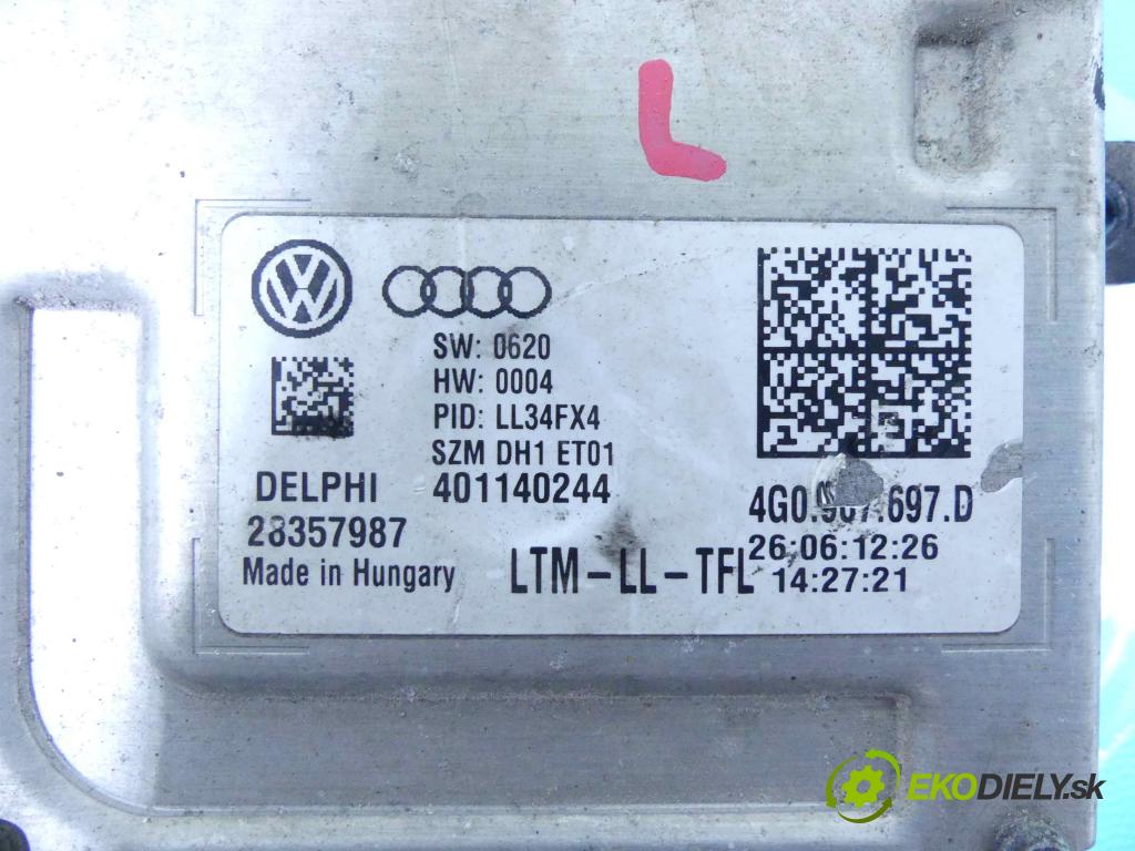 Audi A6 C7 2011-2018 2.0 TFSI 211KM automatic 155 kW 1984 cm3 4- střídač: xenon 4G0907697D (Riadiace jednotky xenónu)