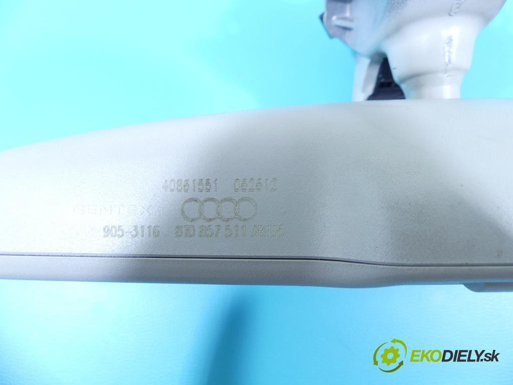 Audi A6 C7 2011-2018 2.0 TFSI 211KM automatic 155 kW 1984 cm3 4- zrkadlo uvnitř: 8T0857511AB (Spätné zrkadlá vnútorné)