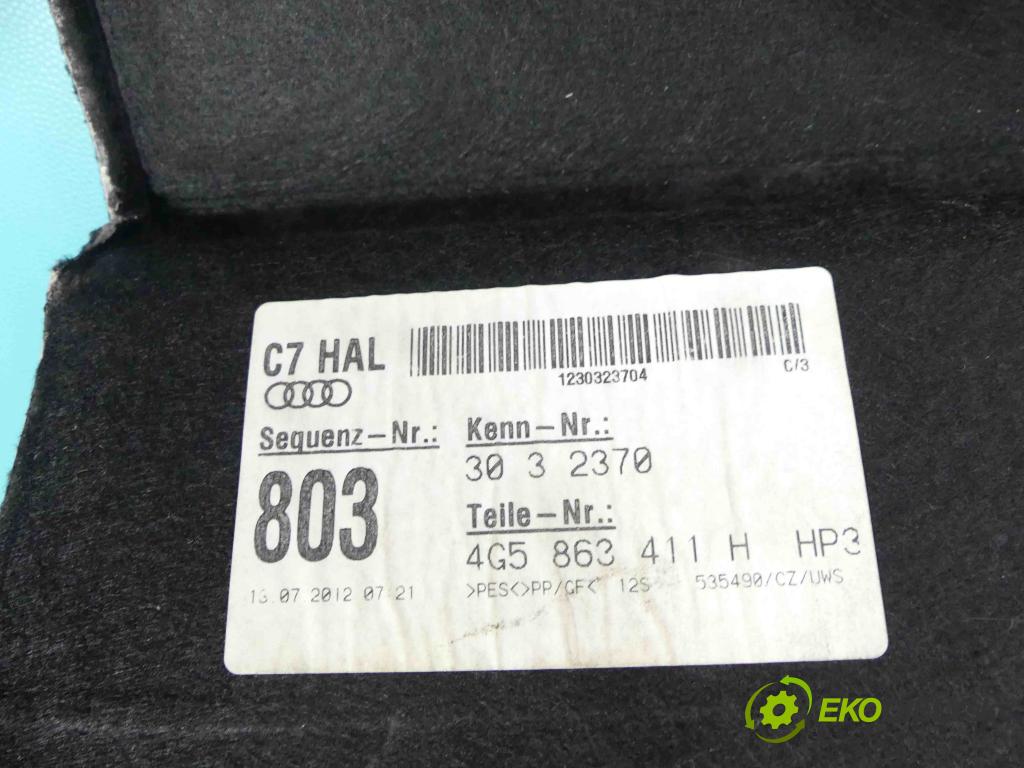 Audi A6 C7 2011-2018 2.0 TFSI 211KM automatic 155 kW 1984 cm3 4- zadná 4G5863411H (Pláta zadné)