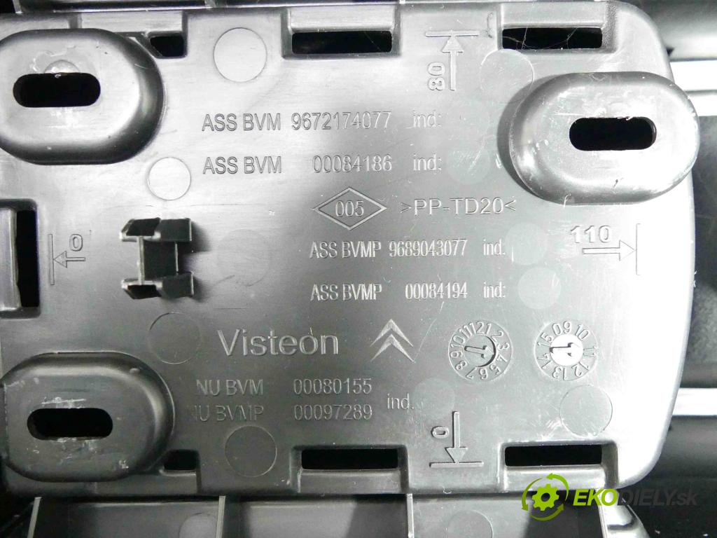 Citroen C4 II 2010-2017 1.6 hdi 92 HP manual 68 kW 1560 cm3 5- operadlo 9672174077 (Lakťové opierky)