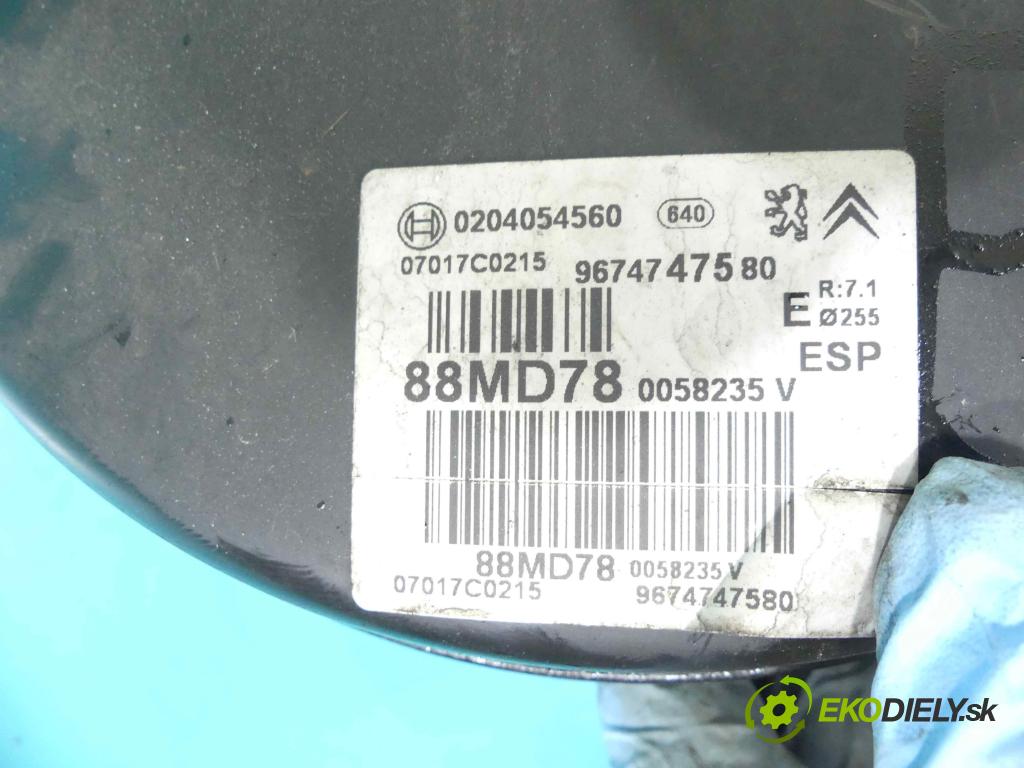 Citroen C4 II 2010-2017 1.6 hdi 92 HP manual 68 kW 1560 cm3 5- servo brzdové 9680931580